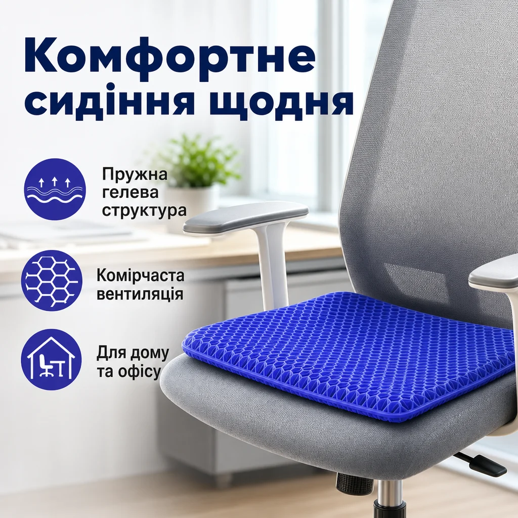 Гелева подушка для сидіння — Головне зображення