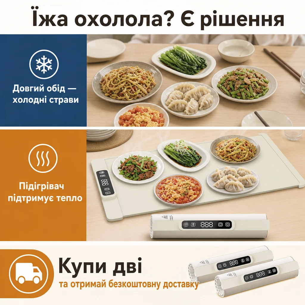 Складний електричний підігрівач для їжі — Проблема та рішення