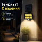 Сонячний LED-прожектор 200 Вт із датчиком руху — Проблема та рішення