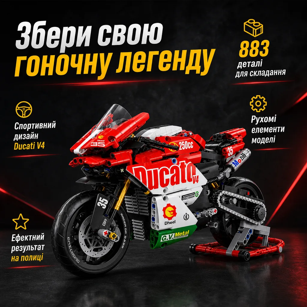 Конструктор мотоцикла Ducati V4