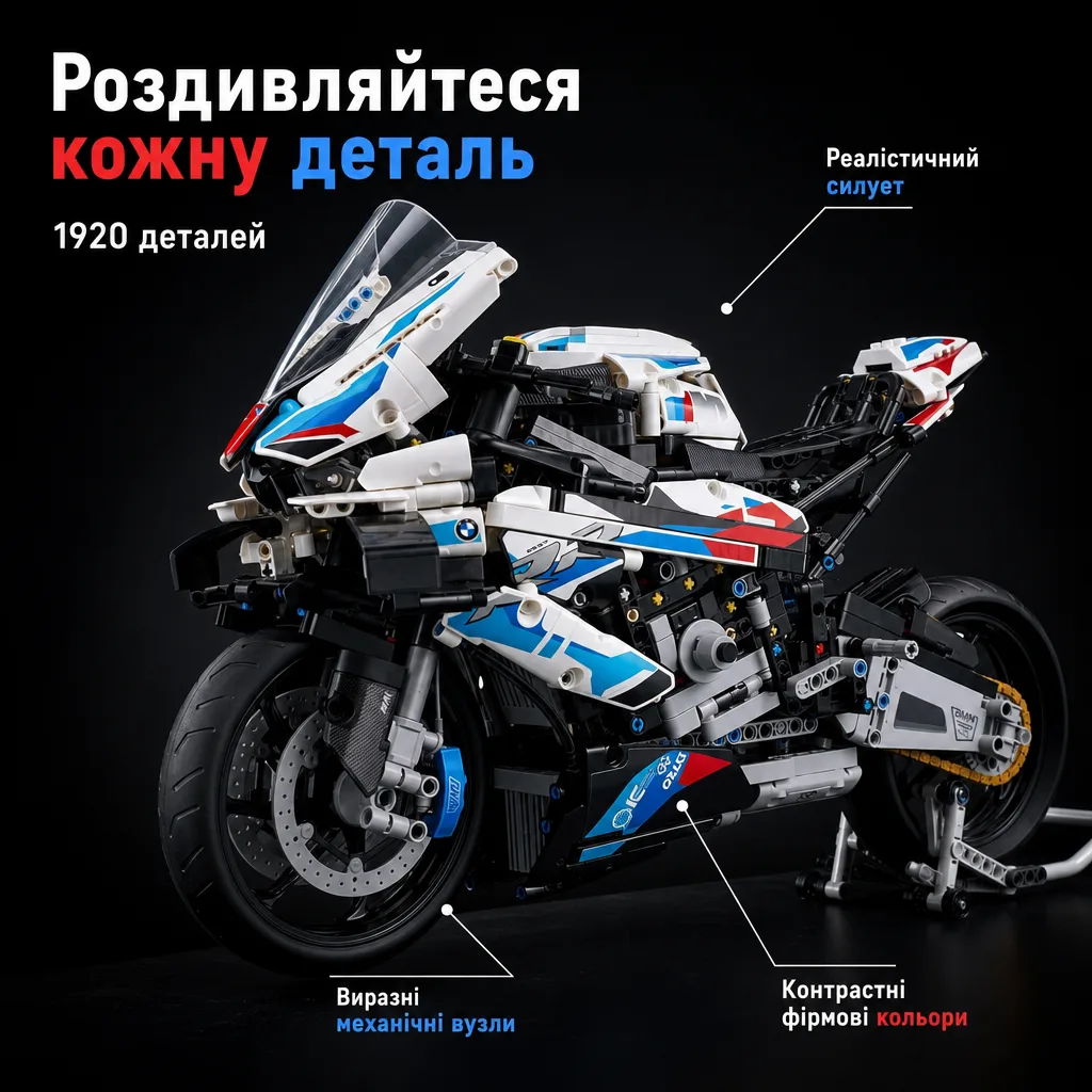 Конструктор мотоцикла BMW M 1000 RR — зображення 5